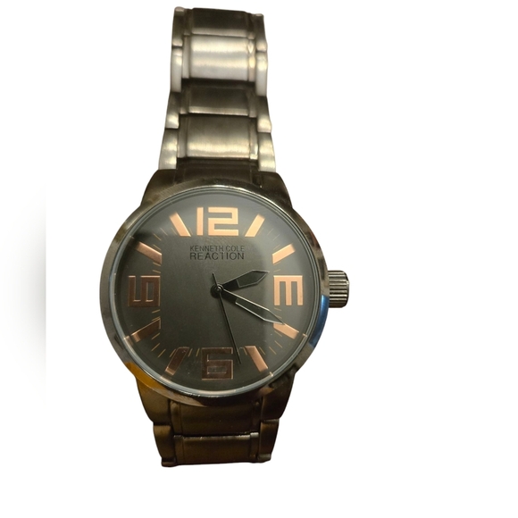 Kenneth Cole Reaction Silver Watch for Men (Needs Battery) - Picture 1 of 6